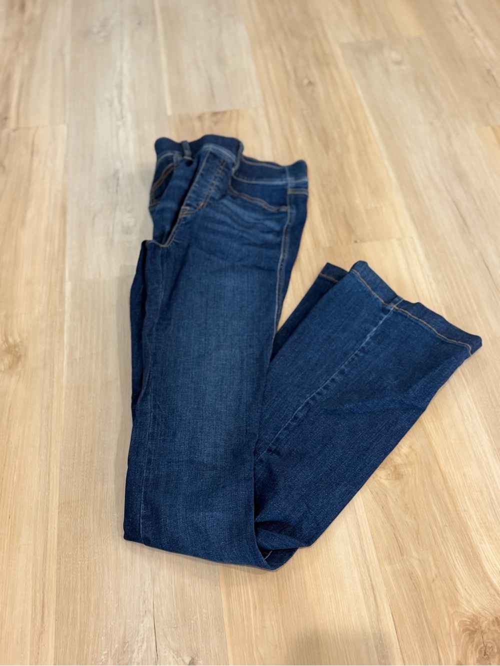SPANX Skinny Jeans in Dark Blue Wash